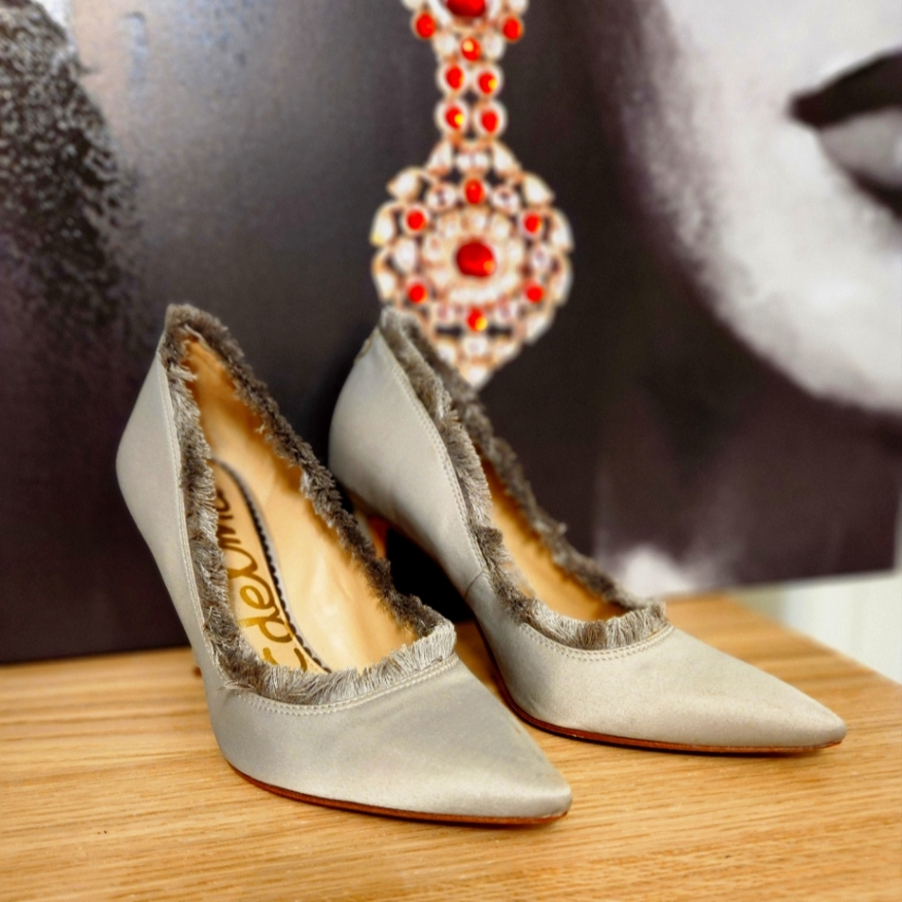 Silver heels